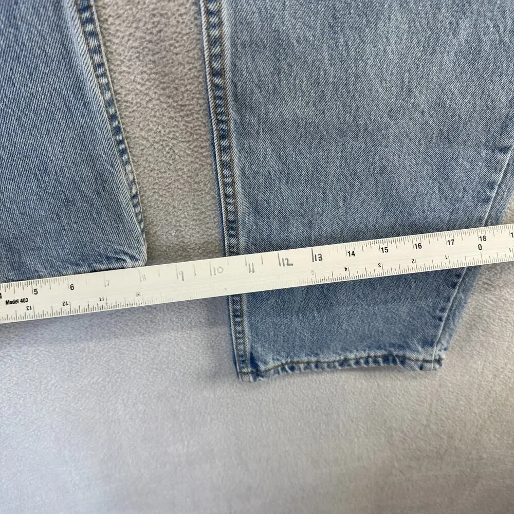 Vintage Levis Jeans Mens 36x30 Fits34x30 blue 505 made In USA Light Straight 90s